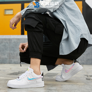 nike air force 1 af1 王源同款电玩像素空军一号板鞋 dc0710-191