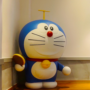 大号哆啦A梦雕塑潮玩公仔机器猫落地手办Mega Doraemon居家摆件