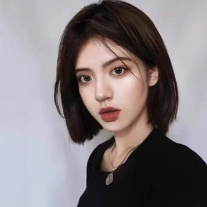 假发女短发中分刘海时尚少女短直发自然蓬松bobo头隐形逼真锁骨发