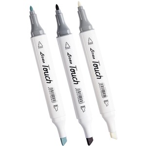 0号色双头马克笔黑色冷灰单色油性防水不掉色酒精单支自选粗细补