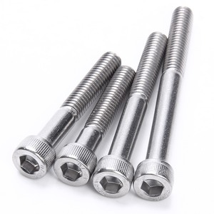 m4m5m6m8m10m12mm半牙内六角螺丝304不锈钢半丝螺栓螺钉加长螺杆