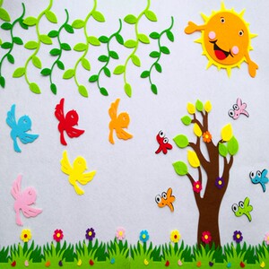 020人付款天猫幼儿园春天装饰环创主题墙面墙上班级文化墙六一教室