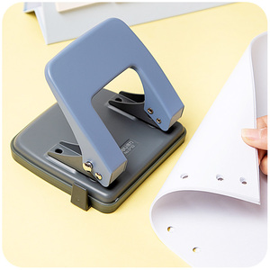 打孔机双孔加厚省力打眼器文具活页本纸张圆孔打洞机档案文件多孔手动