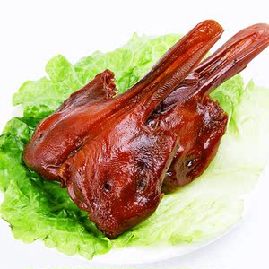 2020上新 特产温州小吃酱鸭头酱香鸭下巴熟食带鸭舌卤味冷盘1000