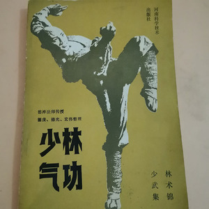 原版旧书少林气功 少林武术武功轻功强身健体格斗防身1983书籍