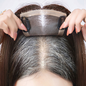 假发片头顶补发女真发蓬松隐形无痕遮盖假头发发片贴片盖白发假发