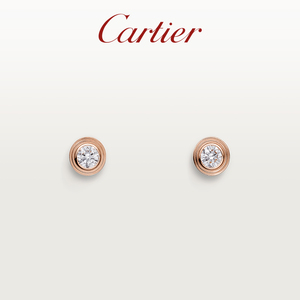 Cartier卡地亚官方旗舰店Cartier d'Amour系列钻石 超小号款耳钉