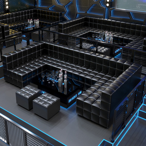 ktv沙发定制夜店家具包厢u型l转角歌厅专用酒吧卡座沙发茶几组合