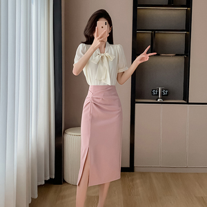 2024年夏季新款时尚韩版时尚名媛淑女高级感气质小香风套装连衣裙