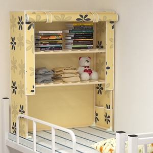 宿舍床上收纳柜学生神器女寝室上铺上下铺置物架储物柜床头小衣柜