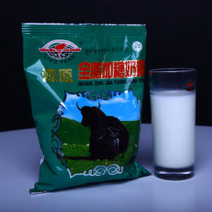 甘南燎原正宗全脂加糖牦牛奶粉清真高原成人奶粉冲饮400g袋装