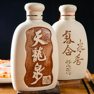 天龙泉30度500ml*6陶瓶白酒低度整箱大米配制风格