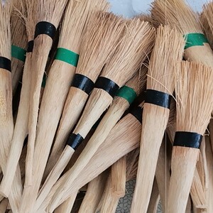 老爸不沾油中号3把送小1把神器椰子杆手工打造洗碗锅刷子厨房清洁