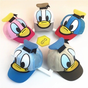 唐老鸭儿童帽子宝宝鸭舌帽夏天男孩透气防晒夏款洋气时尚可爱超萌