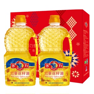 多力 黄金3益葵花籽油2.5l*2桶装食用油礼盒家用送礼