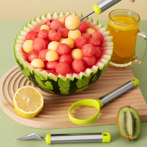 水果挖球器挖果器304不锈钢切西瓜挖球勺水果取肉器神器拼盘工具