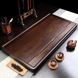 黑紫檀实木茶盘