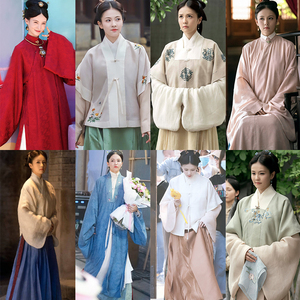 影视古装林少春金晨玉楼春同款古装明朝改良女士汉服马面裙演出服