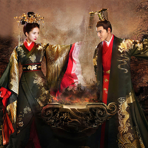 影视古装杨幂扶摇同款古装汉服中式婚礼婚服喜服皇帝皇后演出服