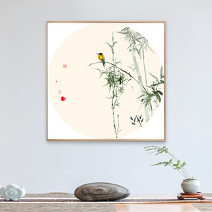 《梅兰竹菊》 数字油画diy填充涂填色手工绘画画油彩装饰挂中国风