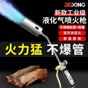 喷枪烧毛 液化气喷火枪 烧猪毛烧肉家用器头燃气烤煤气罐手持喷灯