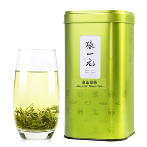 张一元茶叶2024新茶雨一级高山绿茶300g/罐 嫩芽绿茶茶叶春茶绿茶