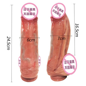 6cm7cm液态硅胶超大号逼真仿真欧美阳具假阴茎女用自慰器棒性用品