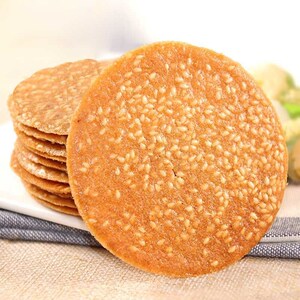 【嘎嘣香】香薄脆芝麻煎饼薄饼手工芝麻饼干早餐下午茶零食点心