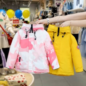 迪卡侬儿童羽绒服男女童白鸭绒冬季加厚大鹅童装冲锋衣中大童外套