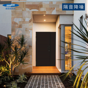 德国诺沃芬 防盗门家用静音入户门定做门子母门简约进户门定制