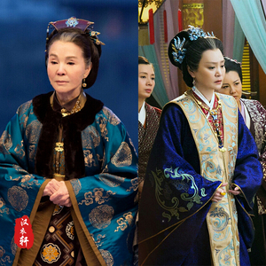 影视古装花谢花飞花满天夫人同款老夫人少奶奶福晋古装话剧演出服