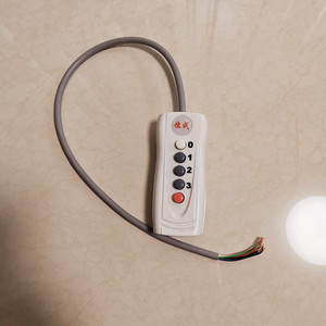 赢强/盈强挂壁扇电风扇琴健开关摇头开关原装带外壳和电源线