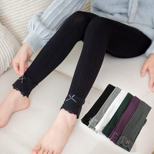 女童连裤袜夏薄款儿童打底裤女薄棉3 5 7 9 12岁宝宝连脚袜春秋