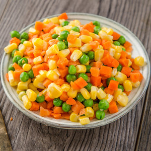 大昌美国杂菜200g什锦胡萝卜青豆玉米粒速冻冷冻混合蔬菜粒披萨