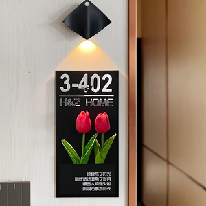创意门牌号亚克力定制门牌号码牌家用入户门装饰订制简约标识牌个性