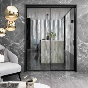 安舍北欧推拉门阳台客厅极简轻奢厨房推拉门带锁夹丝玻璃移门定制