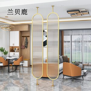 屏风隔断墙固定卧室遮挡床边家用入户门对卫生间简约现代轻奢高端