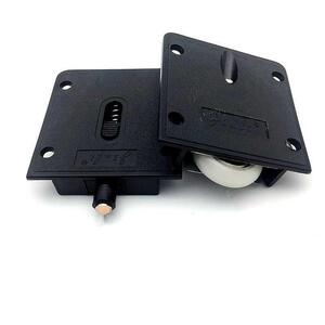 衣橱柜门滑轮家具木门移动门趟门轮吊推拉门上下柜门轮 吊轮轨轮