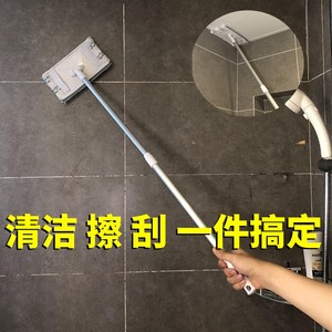 日式清洁小拖把家用轻便小号除尘拖把可伸缩拖尘拖把擦墙壁墙砖的