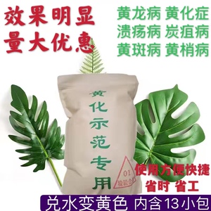 黄龙病黄化示范专用柑橘脐橙打针药盐酸四环素红黑胶囊蓝色42泰国