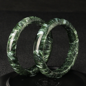 吴老头水晶天然稀有收藏级捡漏绿龙晶绿泥石猫眼手镯女款礼物证书