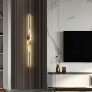 壁灯客厅轻奢长条电视墙背景墙壁灯卧室床头灯现代简约装饰格栅灯