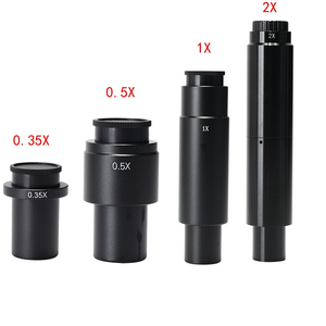 HAYEAR/海约 XDS-10A增倍缩倍增高光学单筒镜头数码工业相机C接口25mm  0.35X/0.5X/1X/2X目镜高清电子显微镜