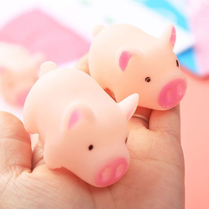 解压神器捏捏叫小猪猪可爱卡通恶搞整蛊发声尖叫猪塑胶变形玩具猪