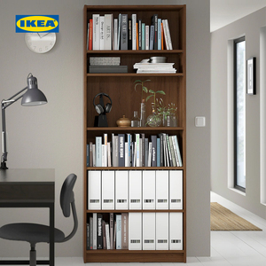 ikea宜家billy毕利书架落地书架置物柜书柜现代简约北欧风客厅用