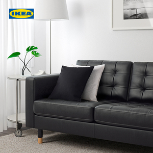 ikea宜家landskrona兰德克纳双人皮艺沙发真皮轻奢客厅