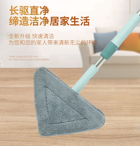 玻璃拖把擦伸缩杆