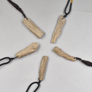 天然戈壁沙漠树化玉吊坠木化石古生物化石原石教学标本吊坠礼品