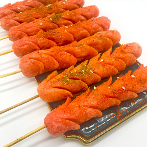 120根一箱100克网红脆皮淀粉肠路边摊烧烤炸香肠美食商用烤火腿肠