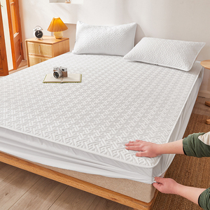 单件床笠加厚夹棉床罩席梦思床垫保护罩套防尘罩防滑固定全包薄垫